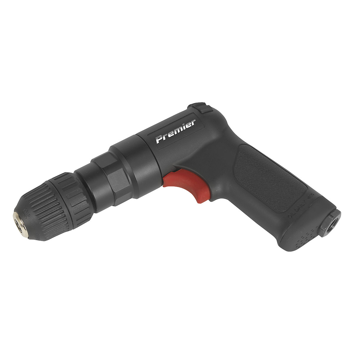 Sealey 10mm Diameter Composite Reversible Air Pistol Drill with Keyless Chuck