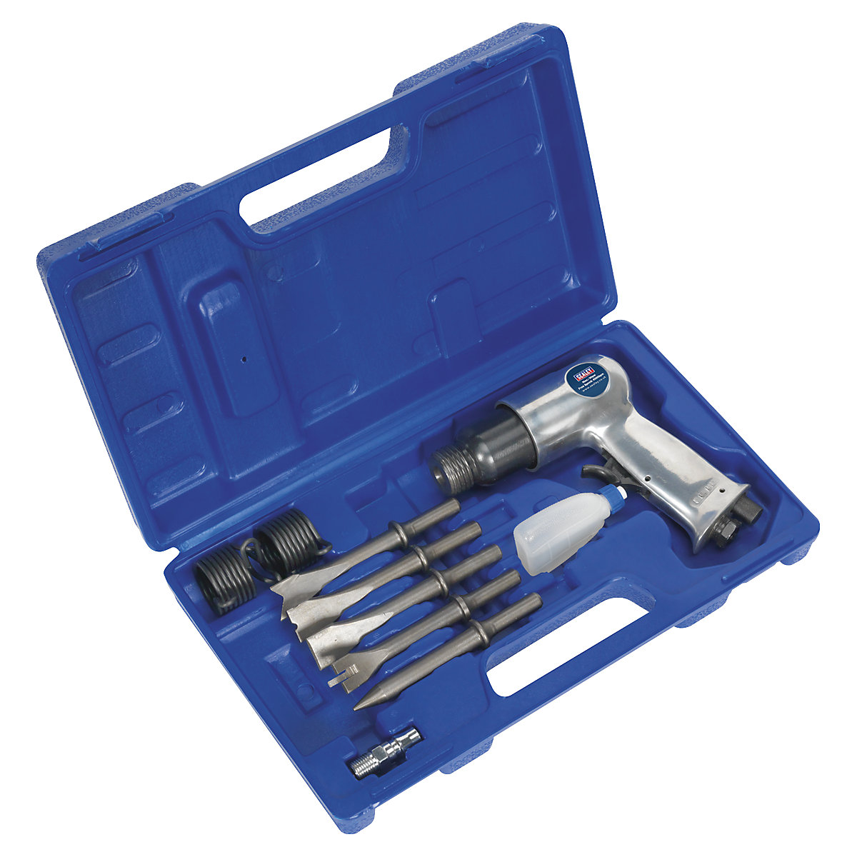 Sealey Air Hammer Kit with Chisels Medium Stroke