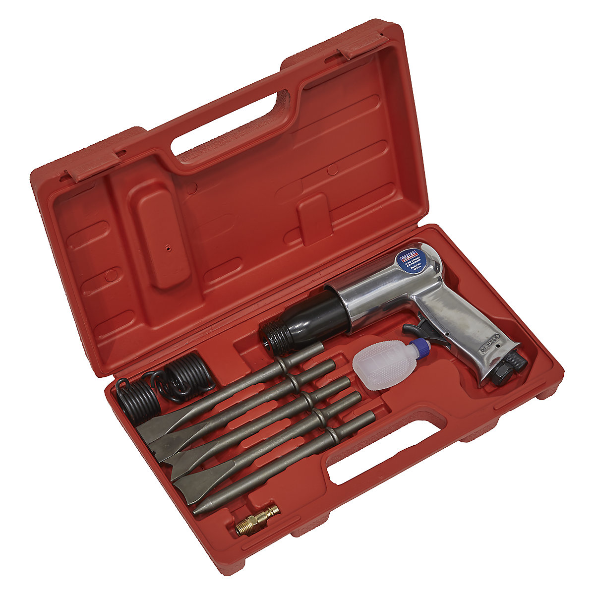 Sealey Air Hammer with Long Stroke Chisels