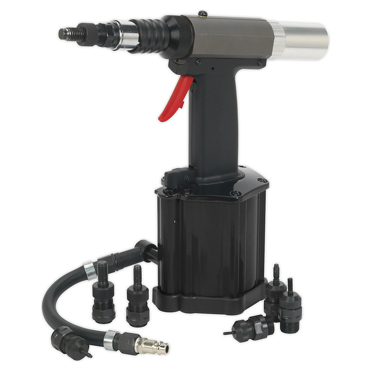 Sealey Air/Hydraulic Nut Riveter with Heavy-Duty Vacuum System