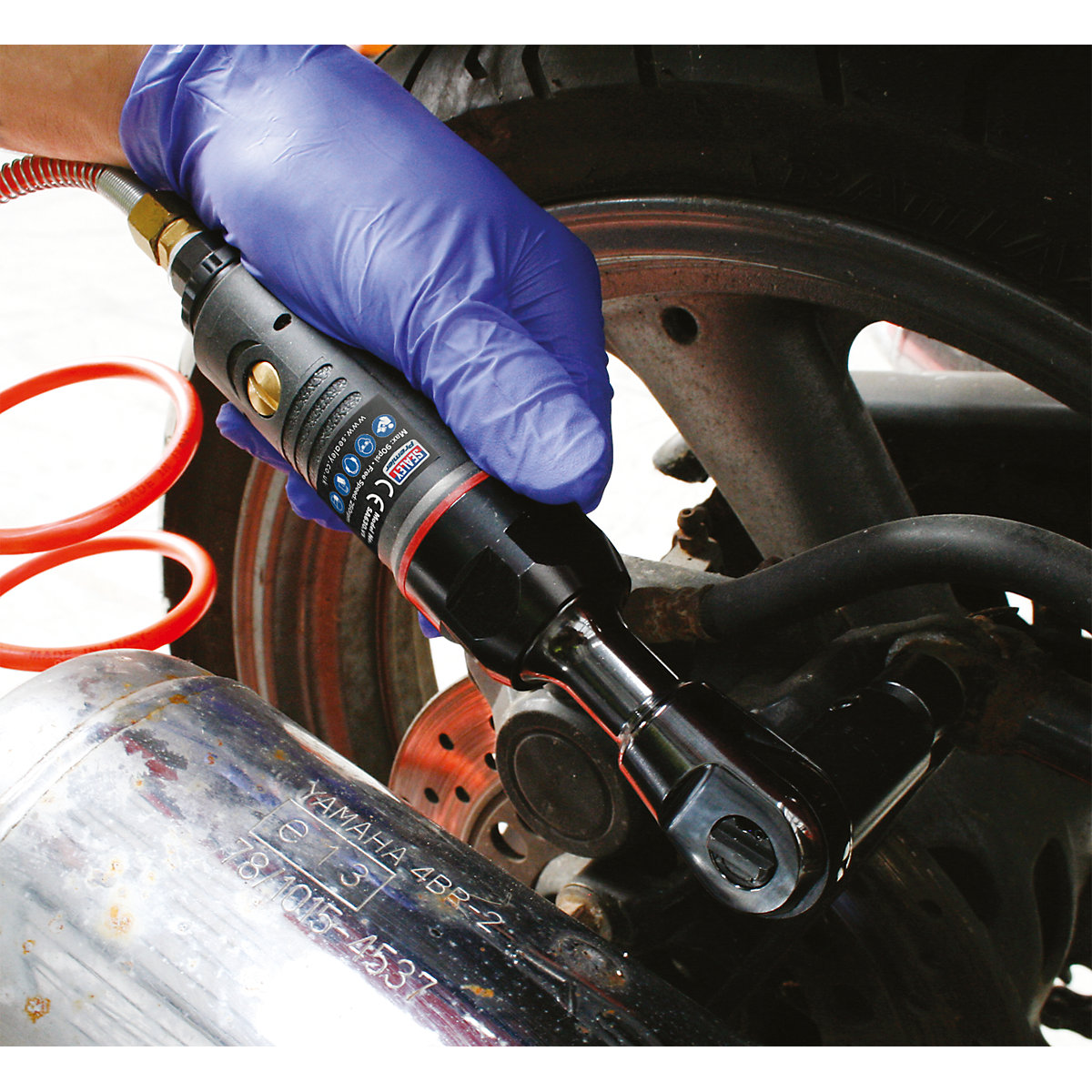 Sealey Premier Compact Air Ratchet Wrench (Product illustration 7)-6