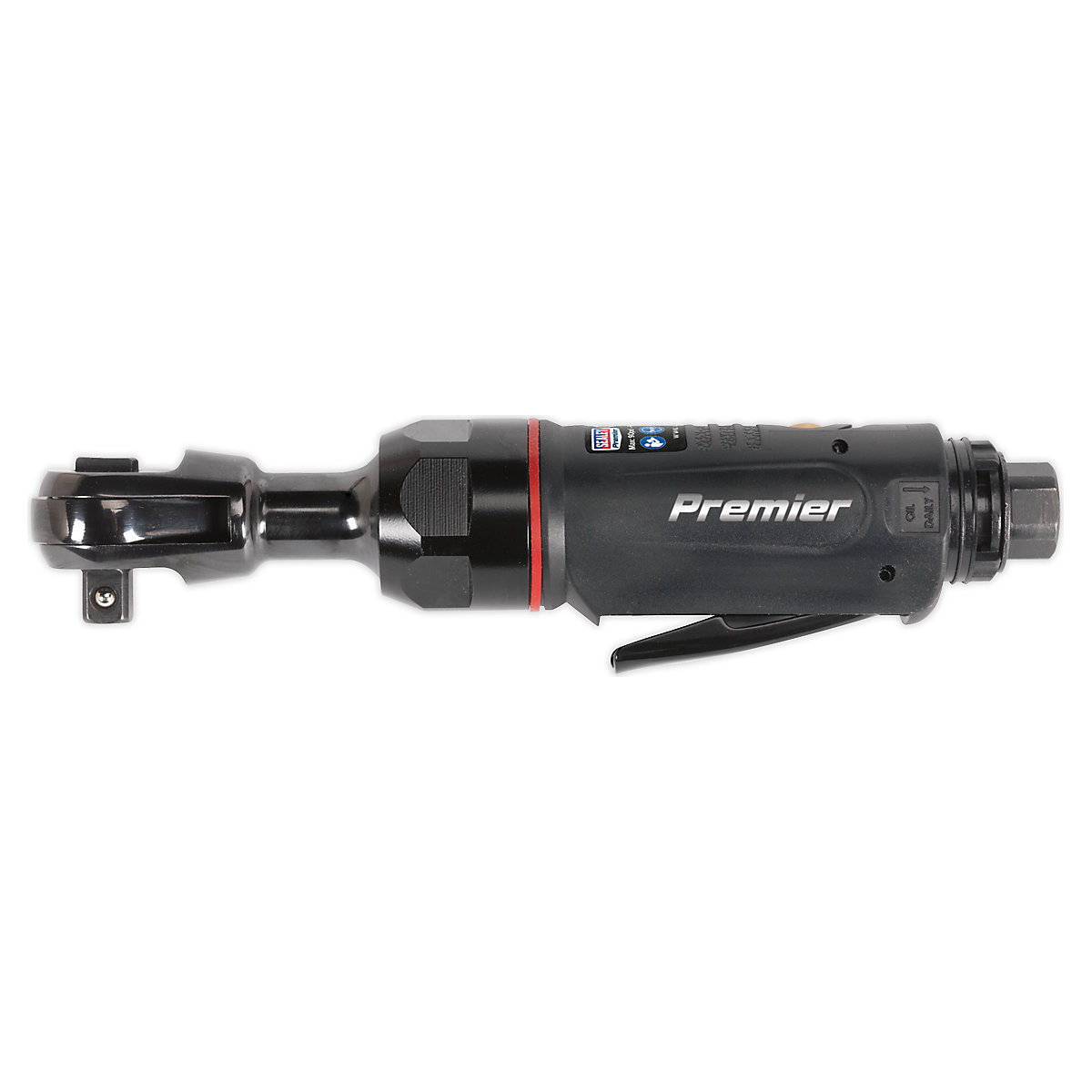 Sealey Premier Compact Air Ratchet Wrench (Product illustration 6)-5