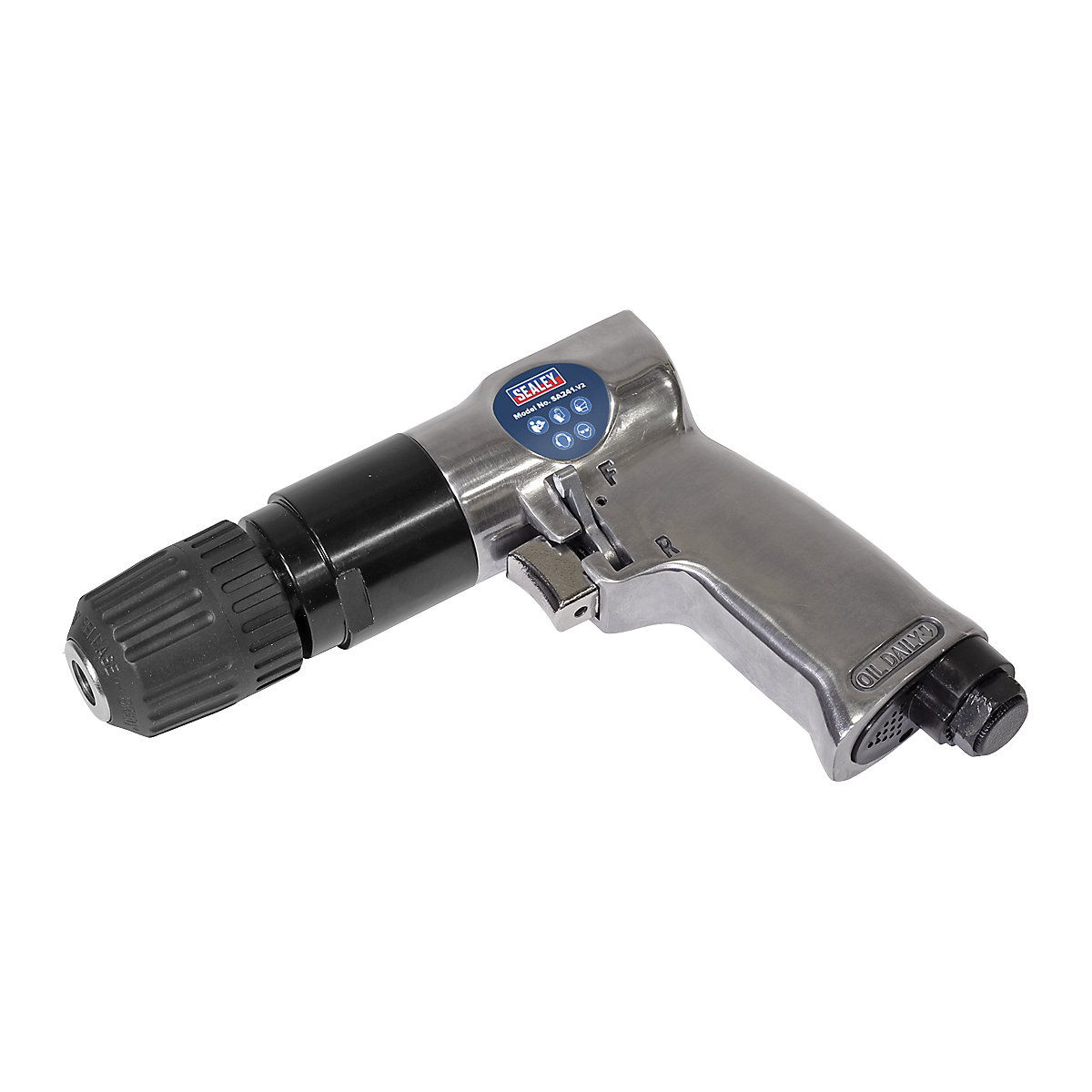 Sealey Reversible Air Drill with Keyless Chuck
