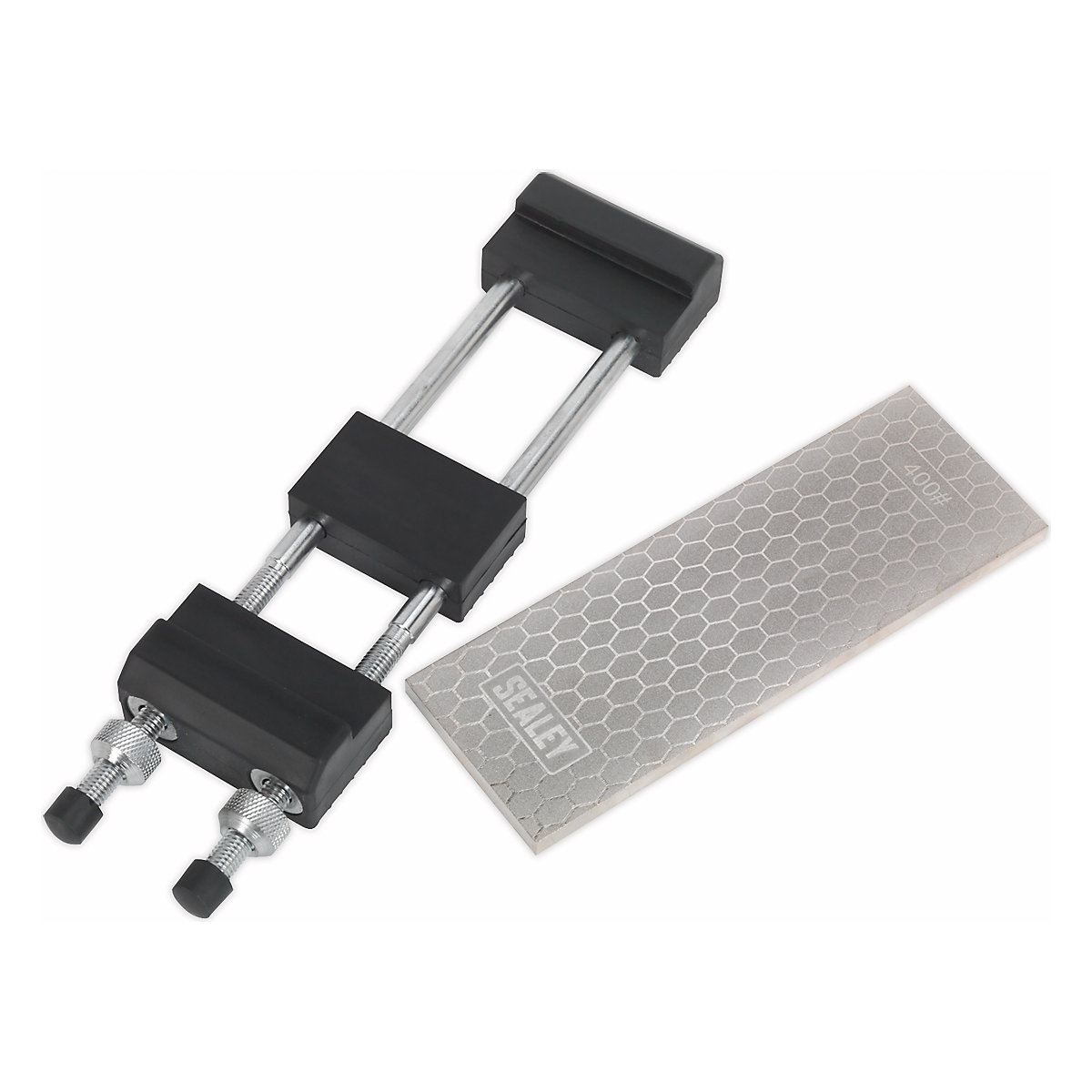 Sealey Combination Diamond Sharpening Whetstone with Adjustable Stone Holder (Product illustration 4)-3