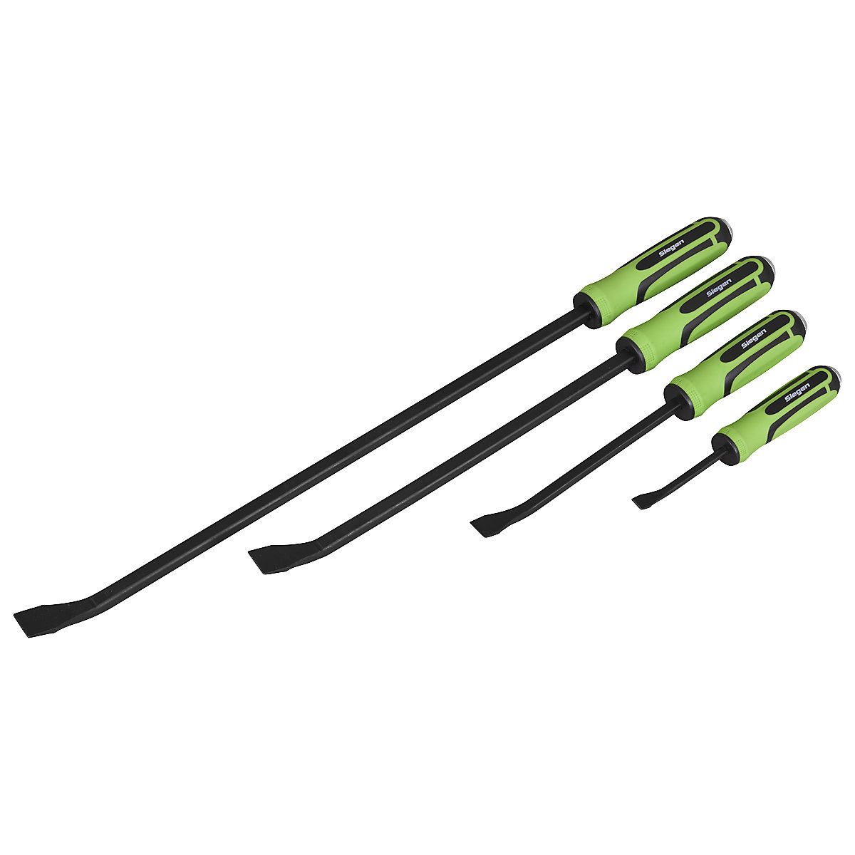 Sealey Heavy-Duty Angled Pry Bar Set with Hammer Cap | 4 Piece