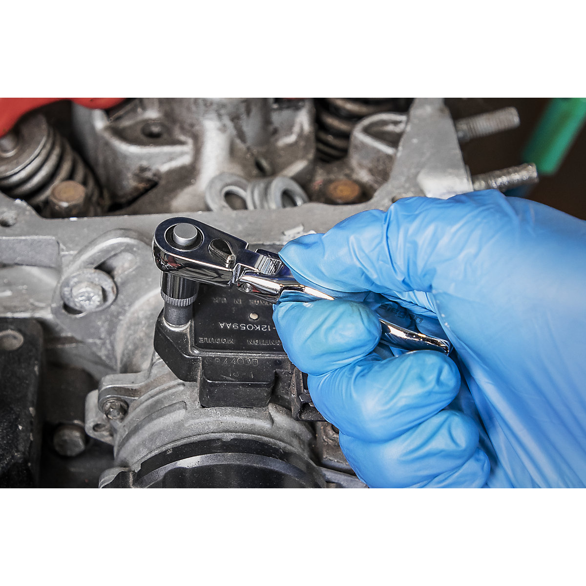 Sealey Micro Flexi-Head Ratchet Wrench | 1/4"Sq Drive (Product illustration 6)-5