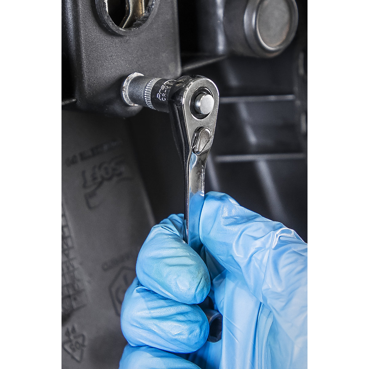 Sealey Micro Ratchet Bit Driver/Wrench | 1/4"Hex | 1/4&quot;Sq Drive (Product illustration 8)-7