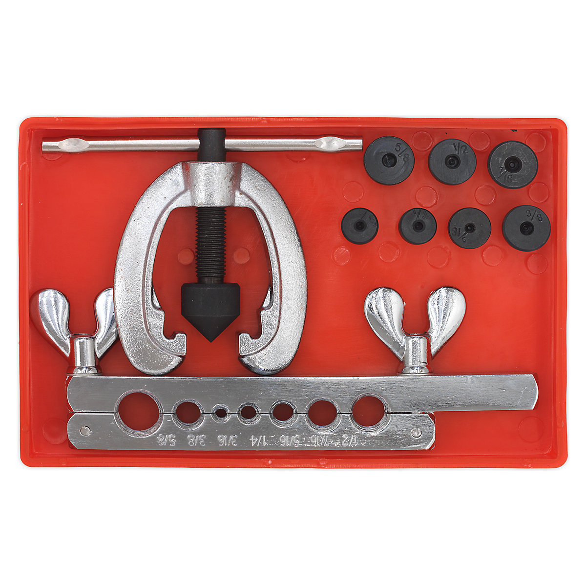 Sealey Pipe Flaring Kit | 9 Piece (Product illustration 2)-1