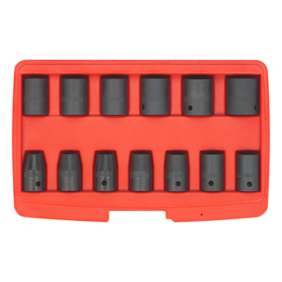 Sealey Premier 1/2"Sq Drive Deep Impact Socket Set | 13 Piece (Product illustration 6)-5
