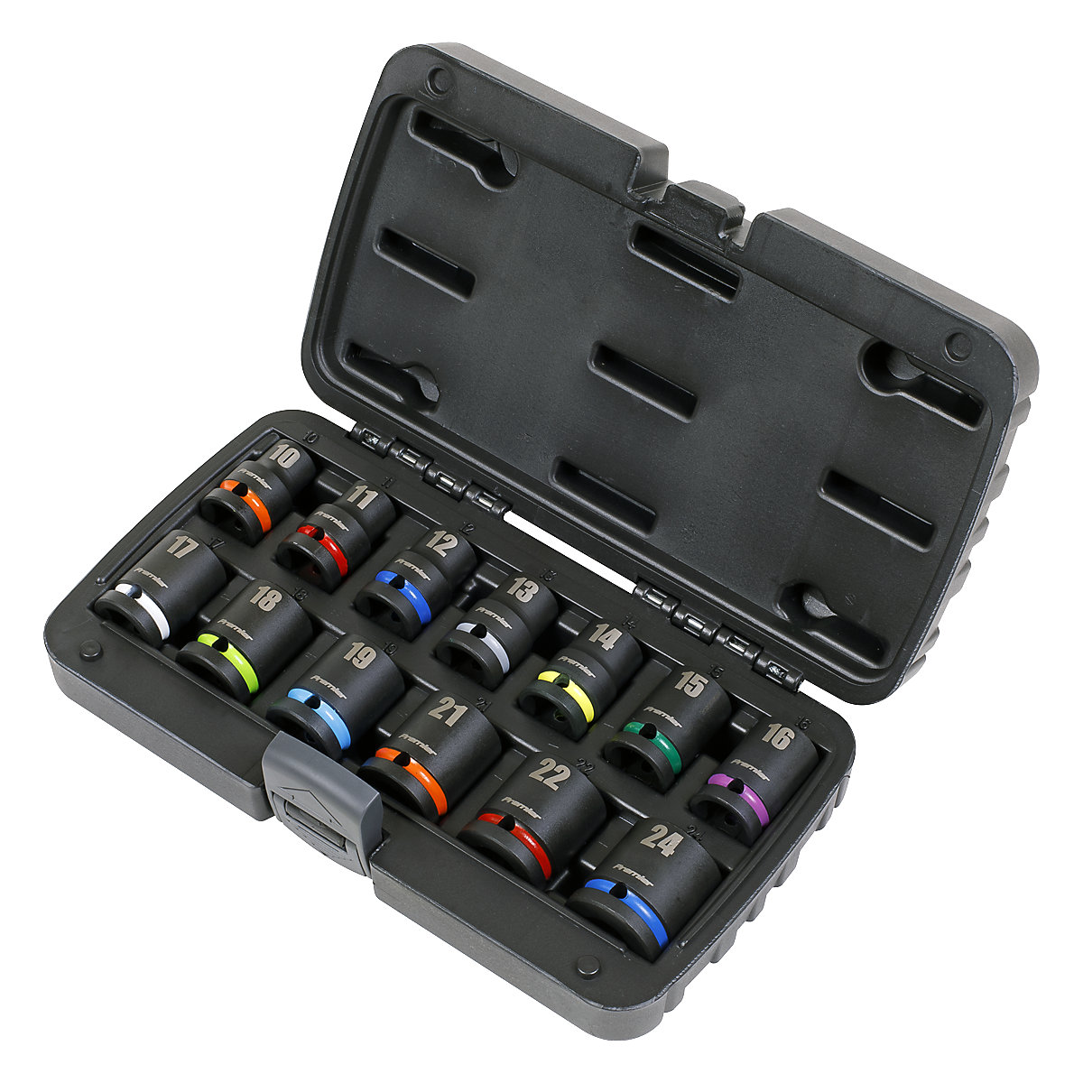 Sealey Premier 1/2"Sq Drive Deep Impact Socket Set | 13 Piece (Product illustration 4)-3