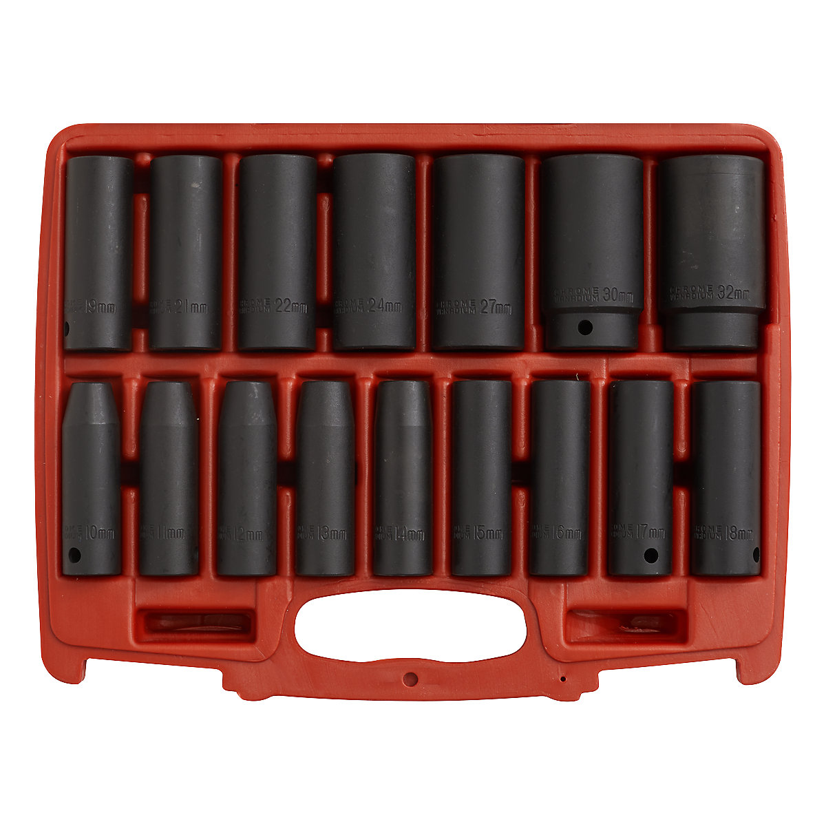 Sealey Premier 1/2"Sq Drive Deep Impact Socket Set | 16 Piece (Product illustration 6)-5
