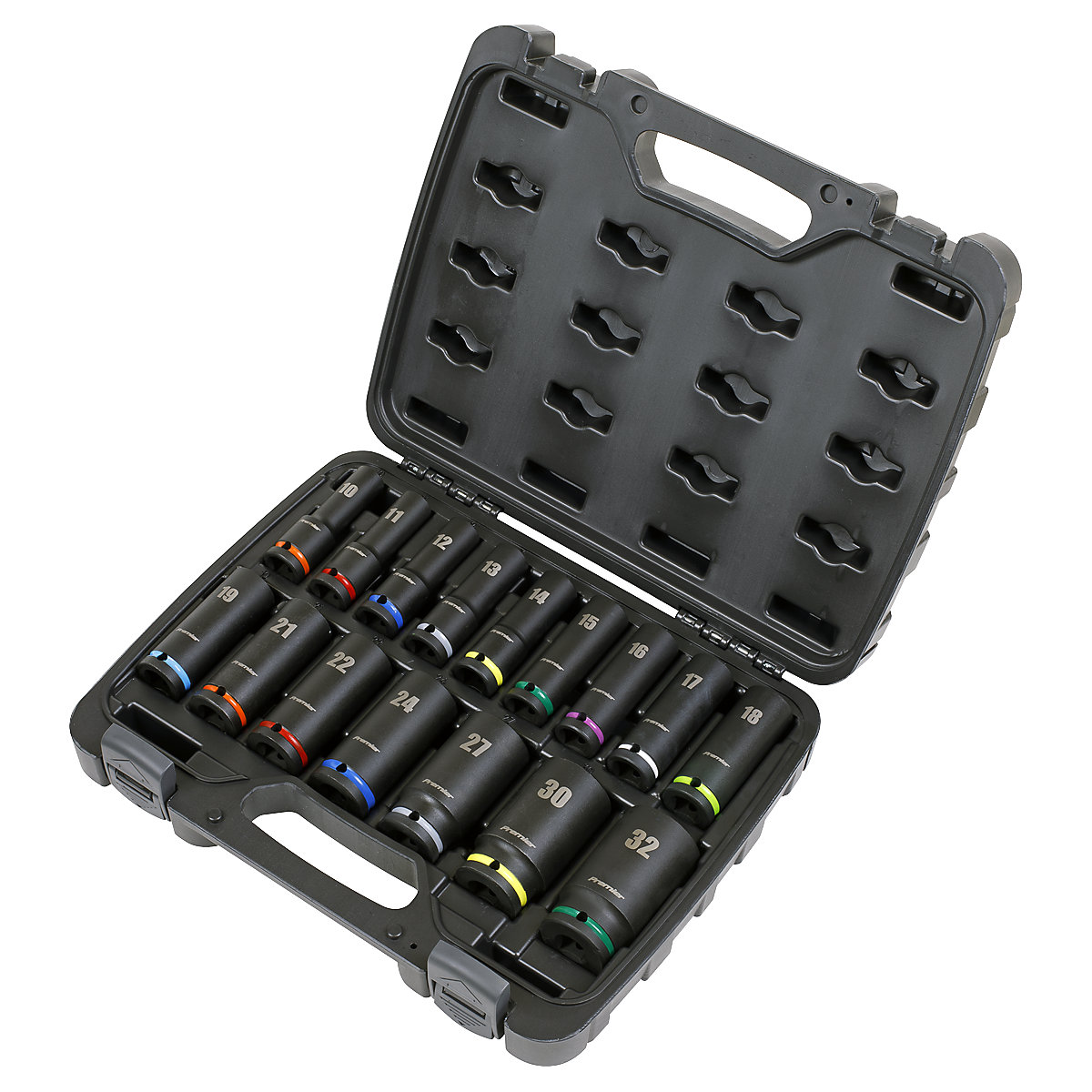 Sealey Premier 1/2"Sq Drive Deep Impact Socket Set | 16 Piece (Product illustration 4)-3