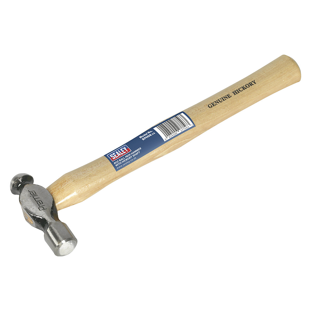 Sealey Premier Ball Pein Hammers with Hickory Shaft | 8oz - 2.5lb