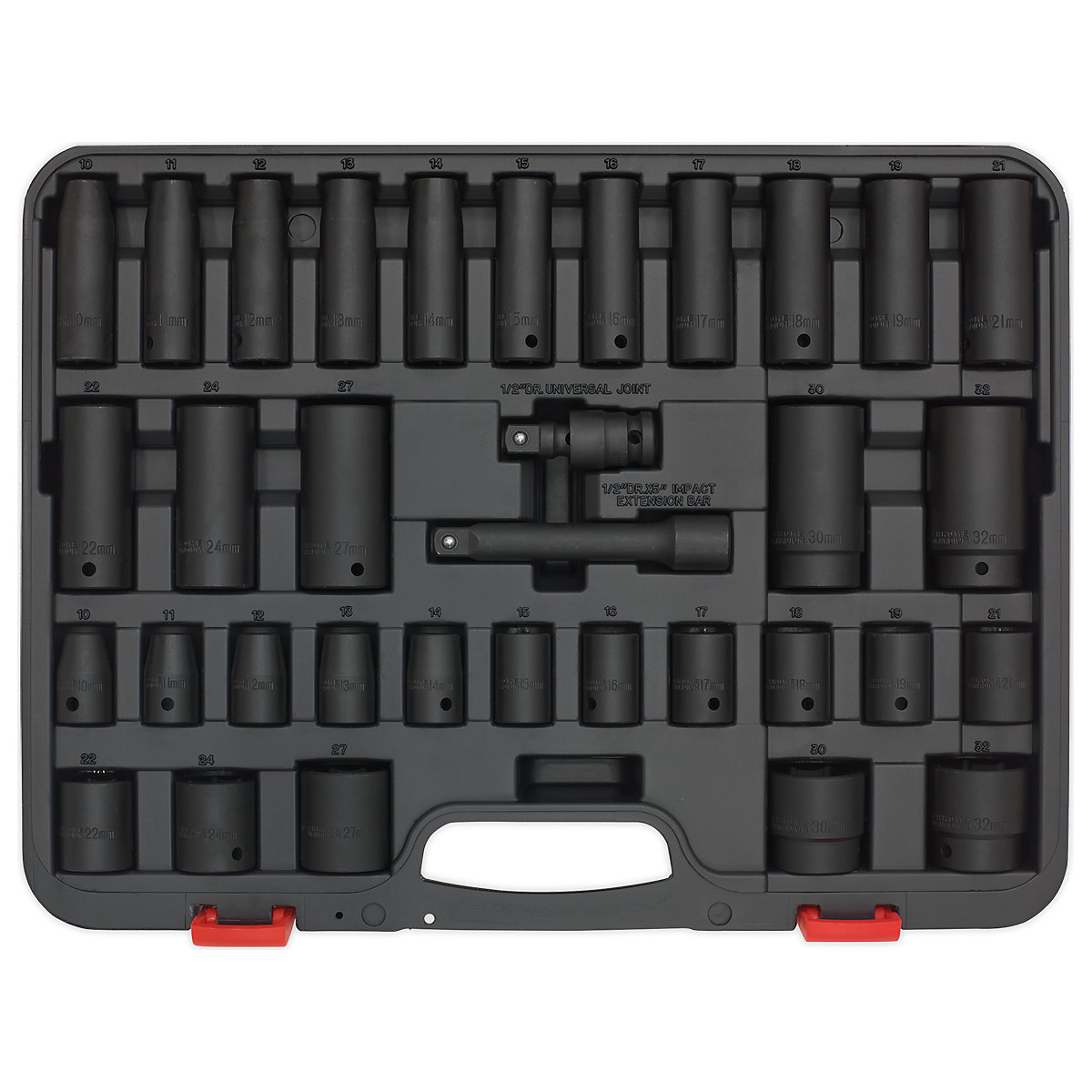 Sealey Premier Deep Impact Socket Master Set | 1/2"Sq Drive (Product illustration 6)-5