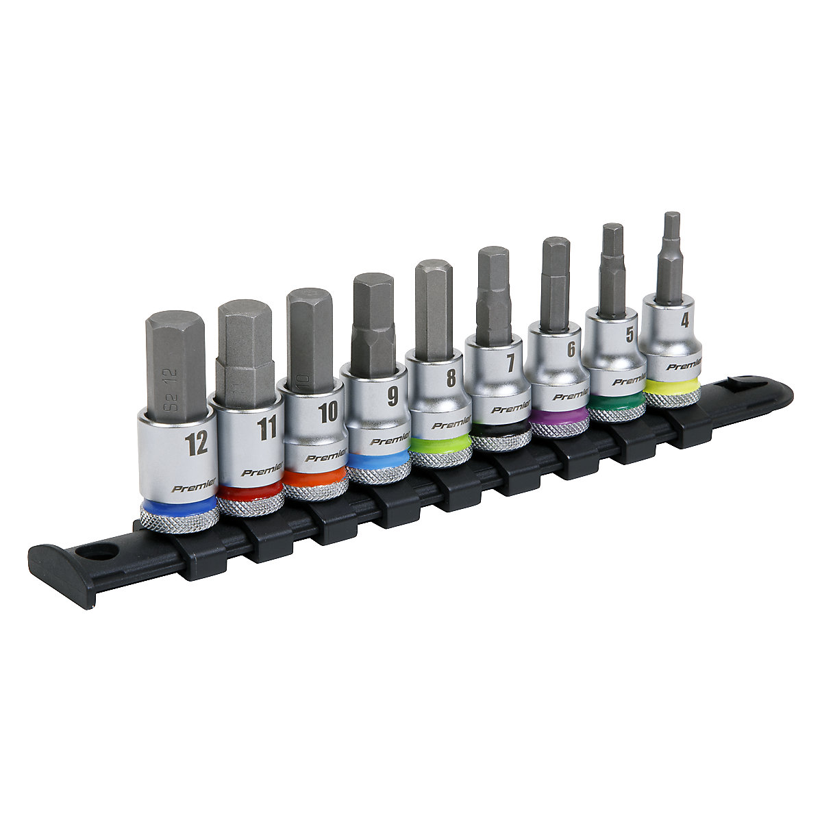 Sealey Premier Hex Socket Bit Set | 3/8"Sq Drive