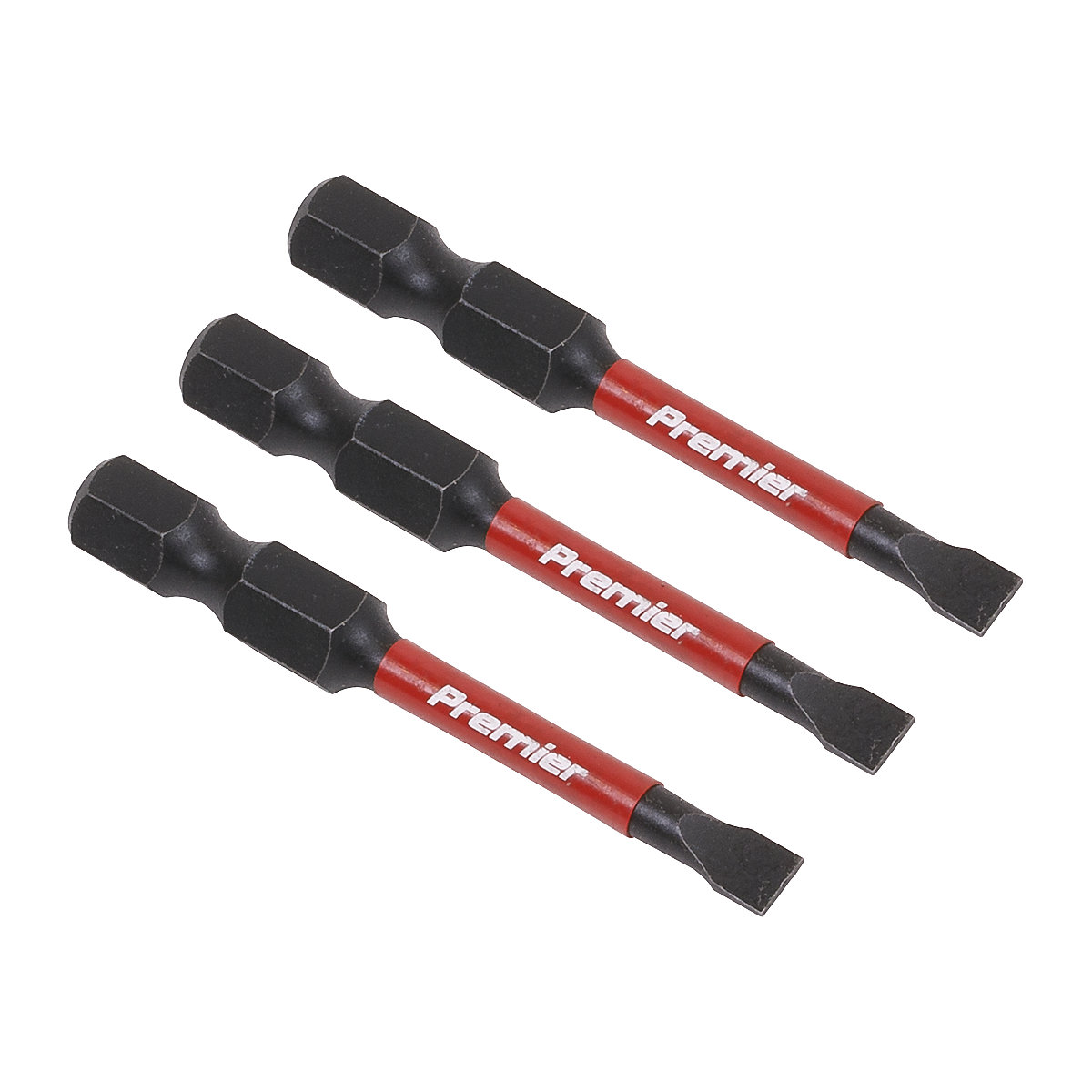 Sealey Premier Slotted 4.5mm Impact Power Tool Bit Set | 50mm Long