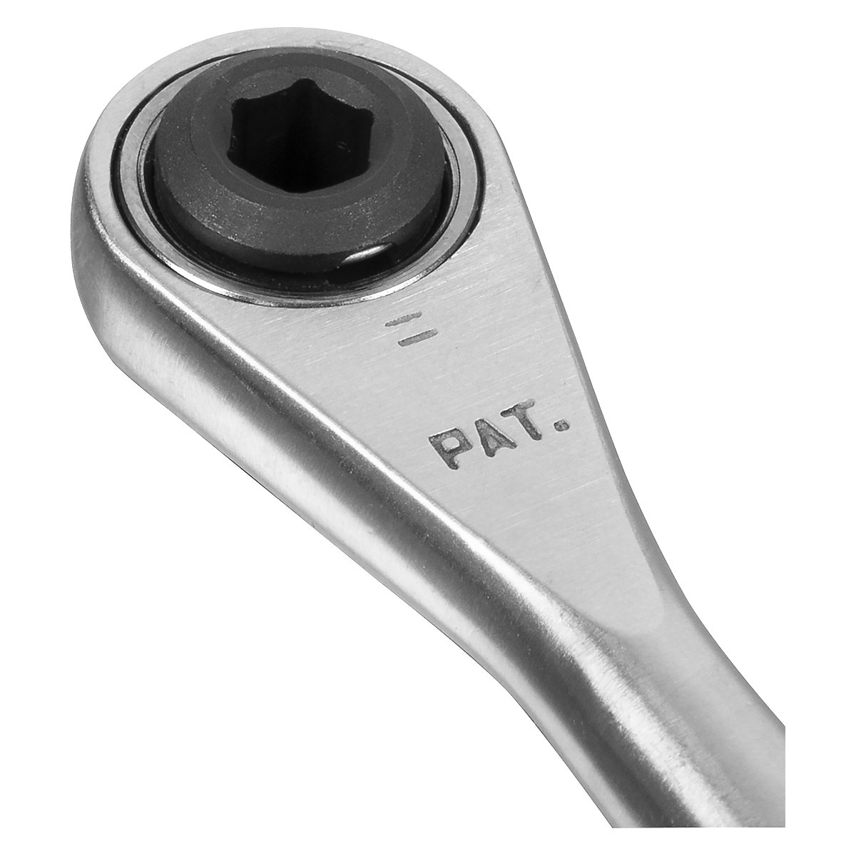 Sealey Premier Stainless Steel Micro Ratchet Bit Driver | 1/4"Hex (Product illustration 4)-3