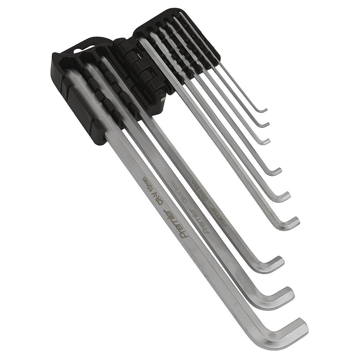 Sealey Premier Stubby Element Extra-Long Hex Key Set | 9 Piece (Product illustration 2)-1