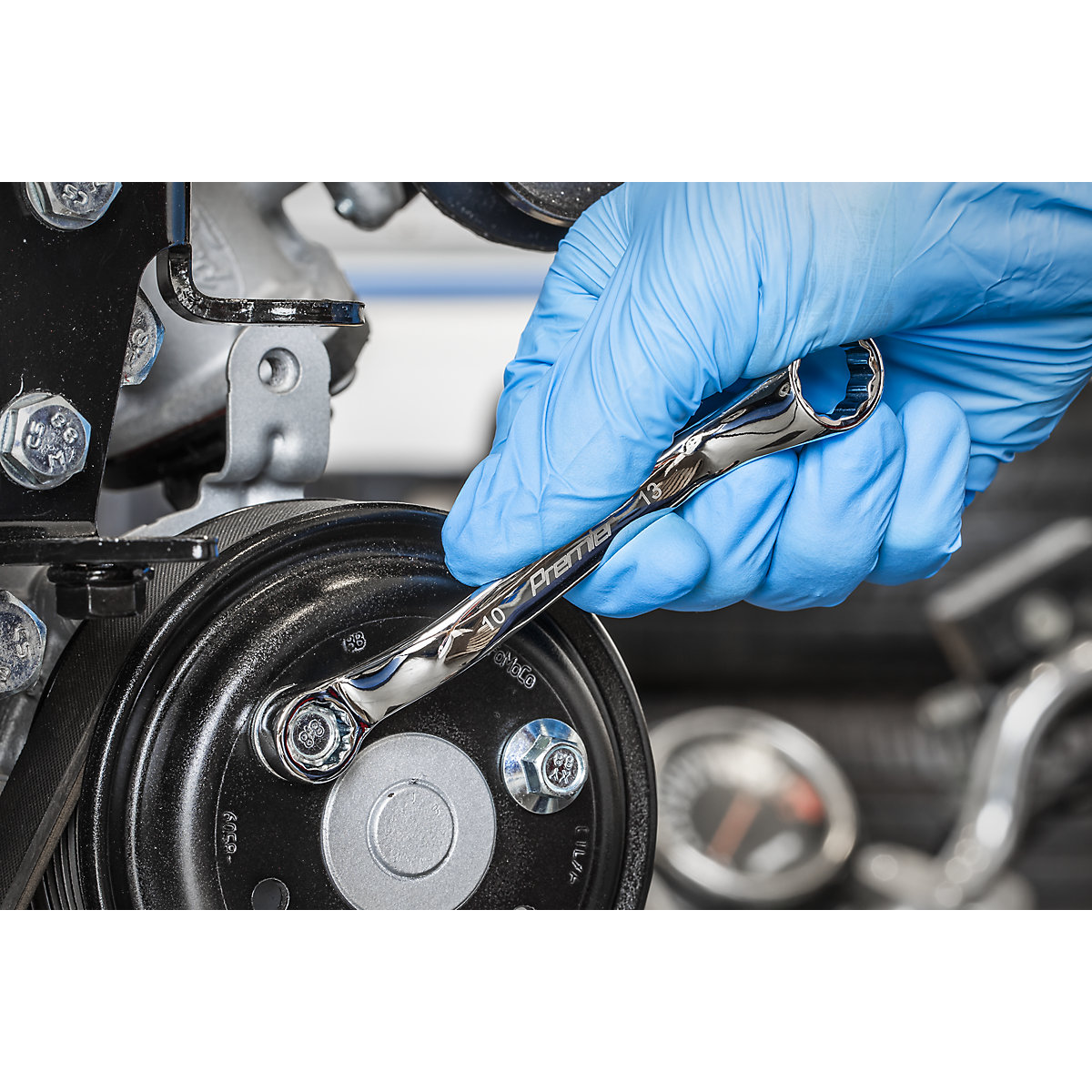 Sealey Premier Stubby Offset Double End Ring Spanner | 10 x 13mm (Product illustration 5)-4
