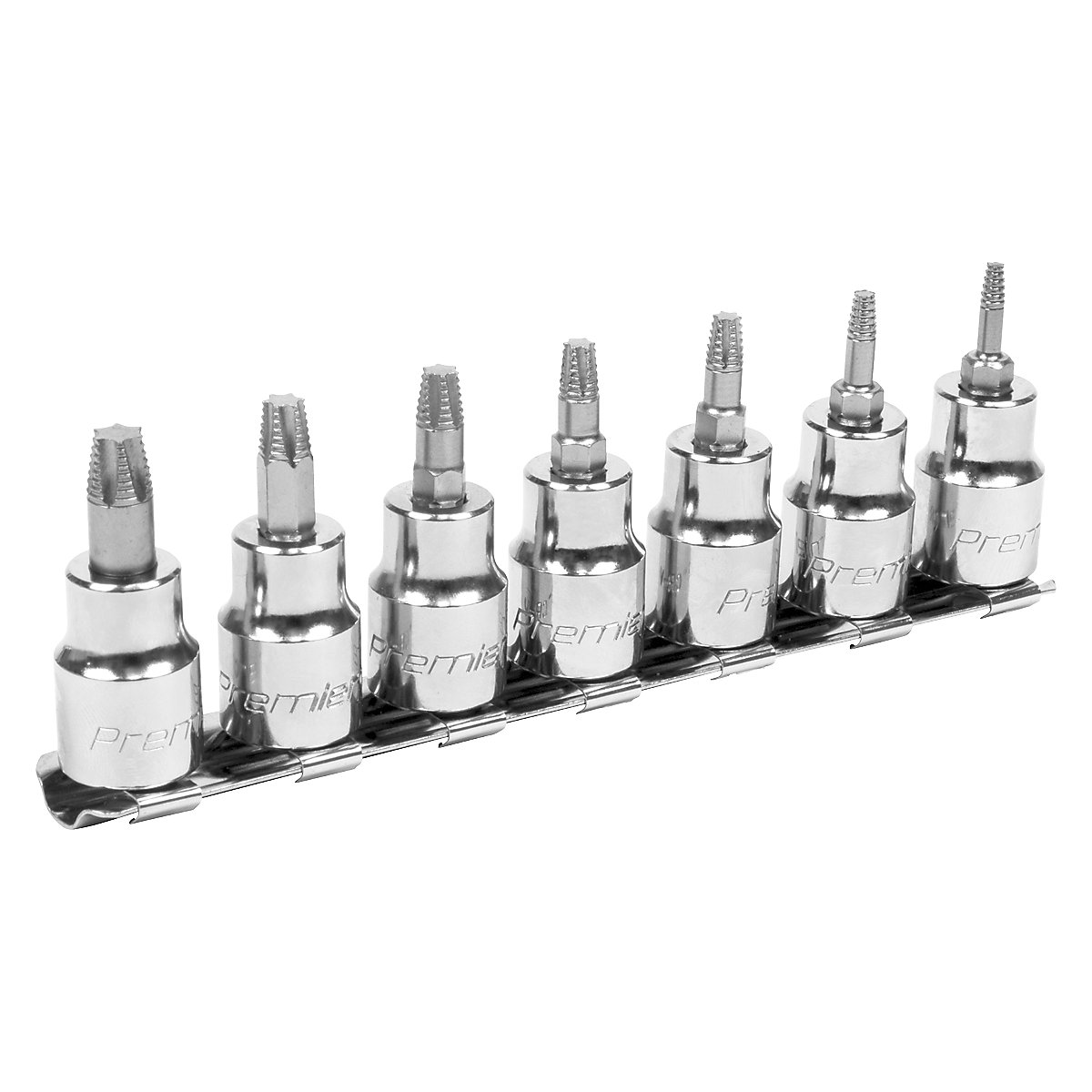 Sealey Premier TRX-Star Lock-On Socket Bit Set | 3/8"Sq Drive