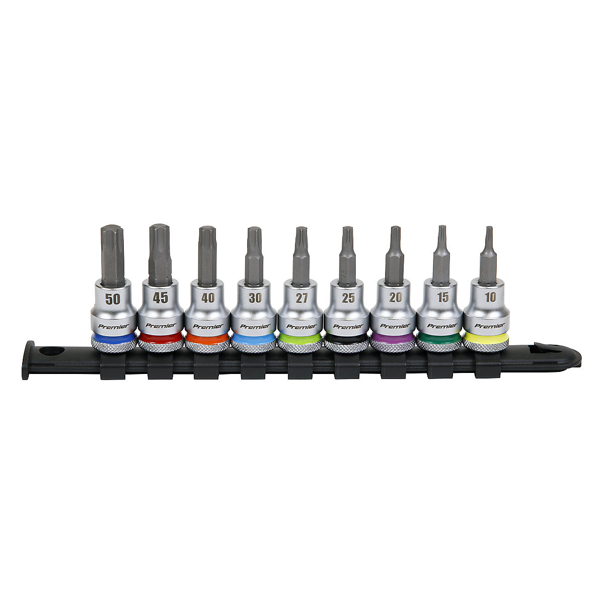 Sealey Premier TRX-Star Socket Bit Set | 3/8"Sq Drive (Product illustration 2)-1
