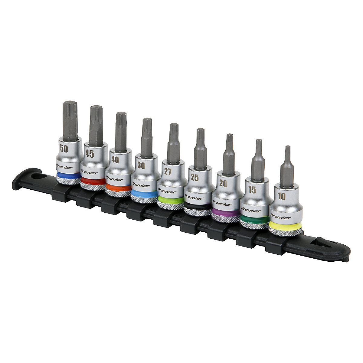 Sealey Premier TRX-Star Socket Bit Set | 3/8"Sq Drive (Product illustration 3)-2