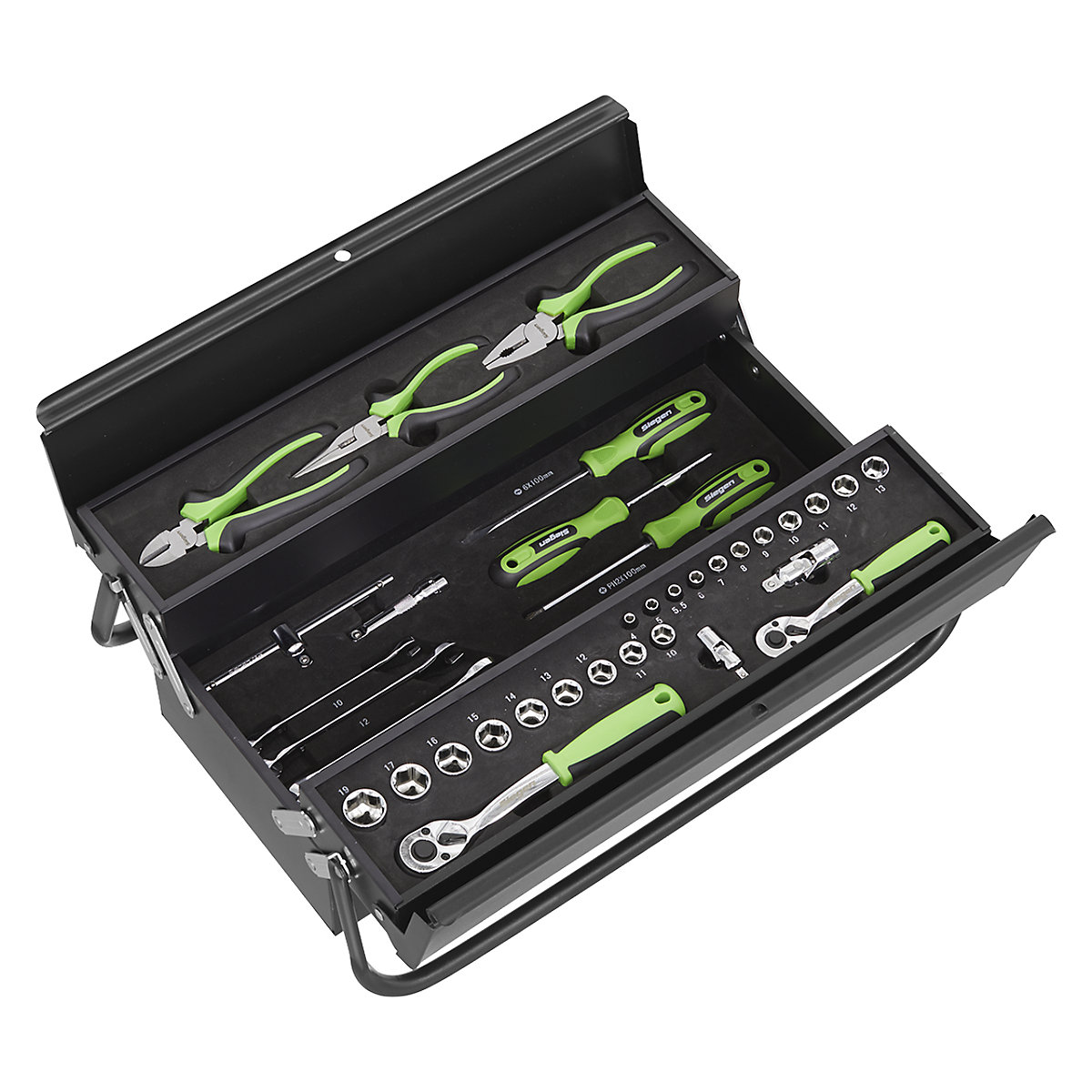 Sealey Siegen Cantilever Toolbox with Tool Kit | 70 Piece