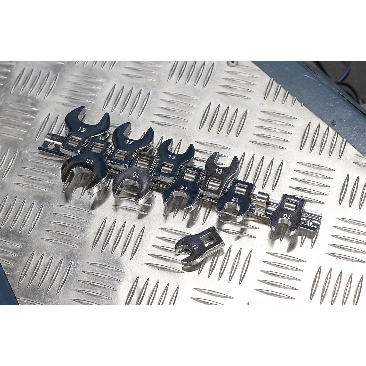 Sealey Siegen Open-End Crow's Foot Spanner Set | 3/8"Sq Drive (Product illustration 7)-6
