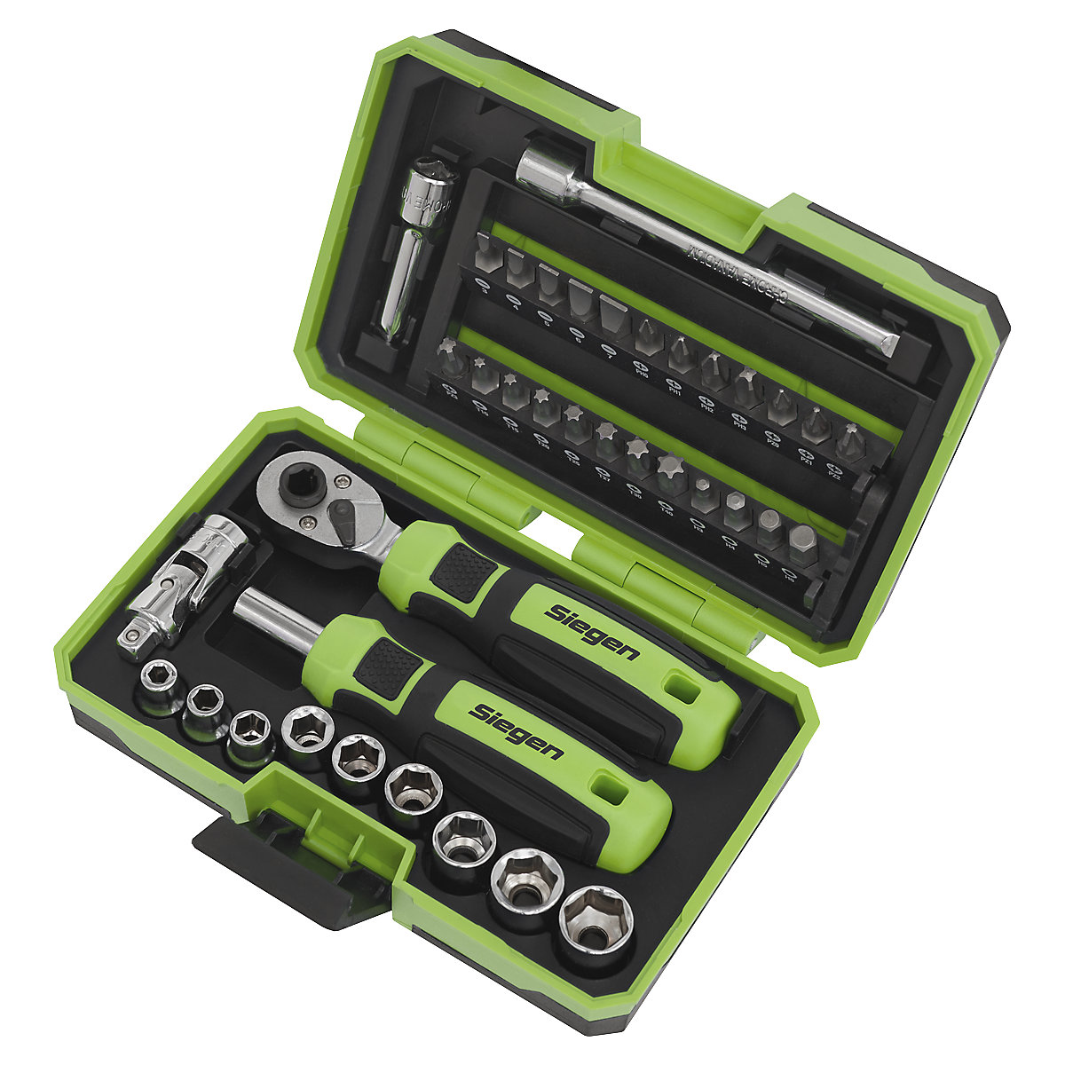 Sealey Siegen Socket & Bit Set | 1/4"Sq Drive (Product illustration 3)-2