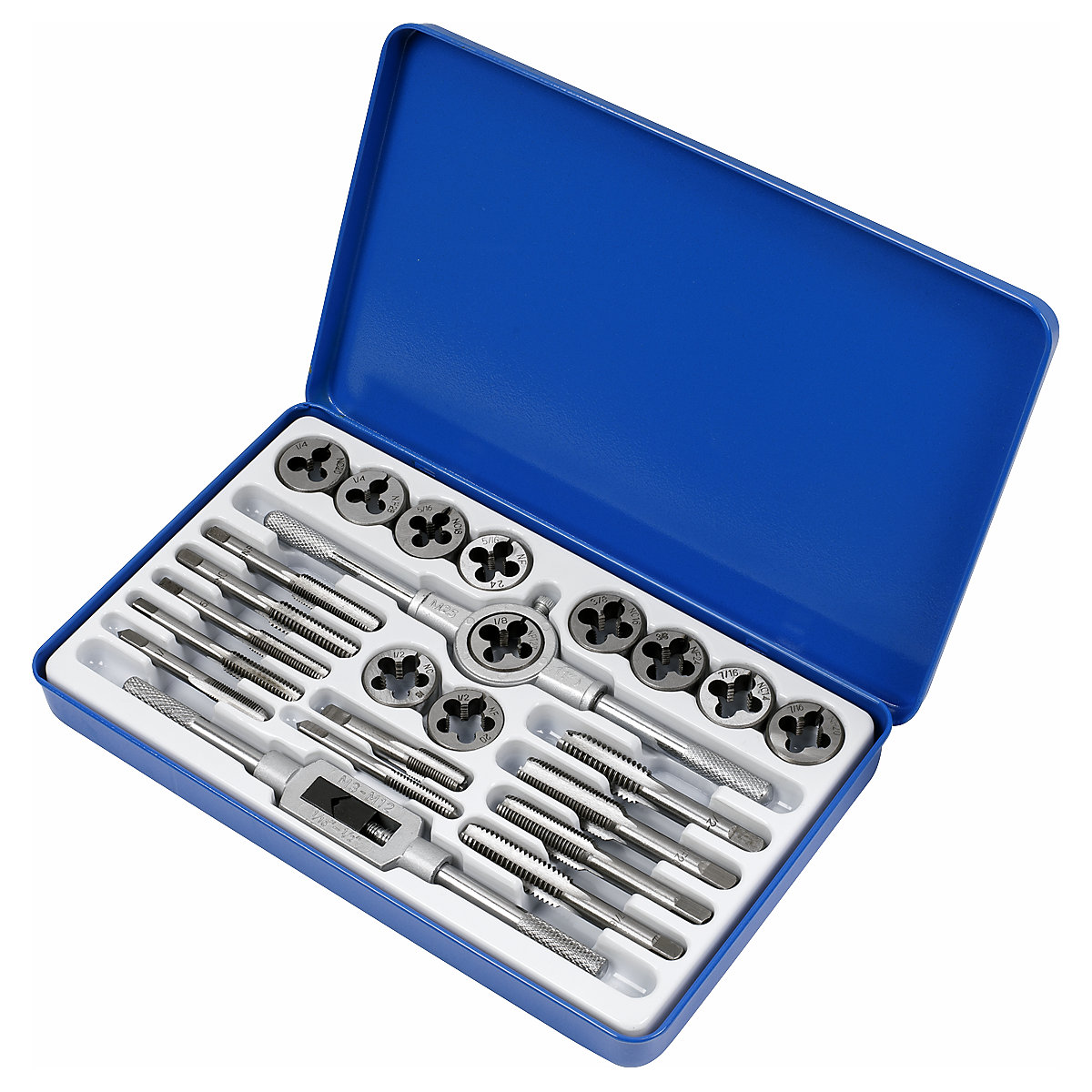 Sealey 24pc Imperial Tap & Split Die Set (Product illustration 3)-2