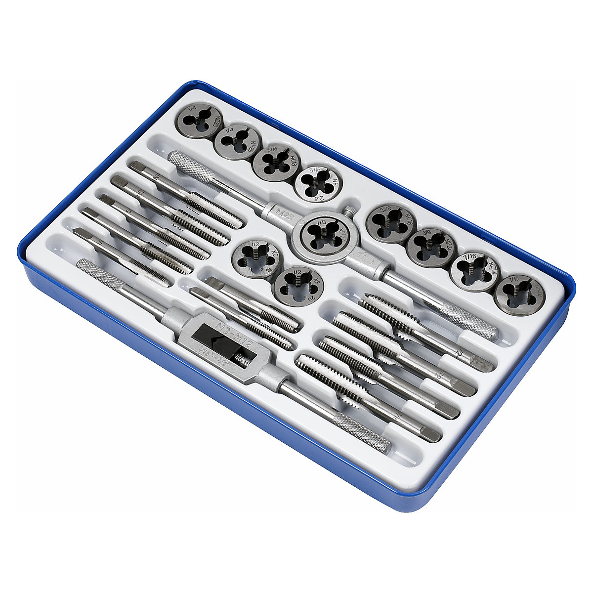 Sealey 24pc Imperial Tap & Split Die Set (Product illustration 4)-3