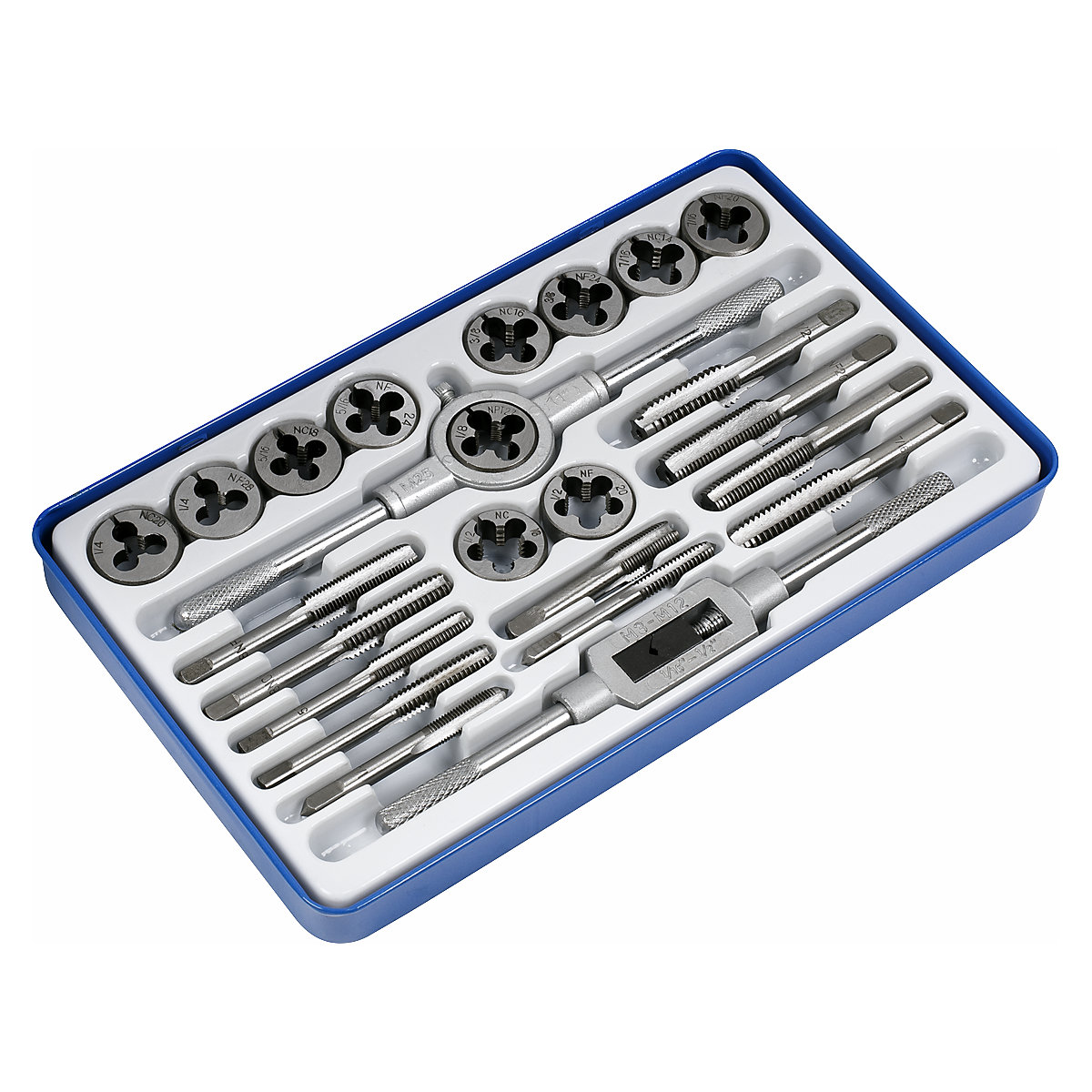 Sealey 24pc Imperial Tap & Split Die Set (Product illustration 5)-4
