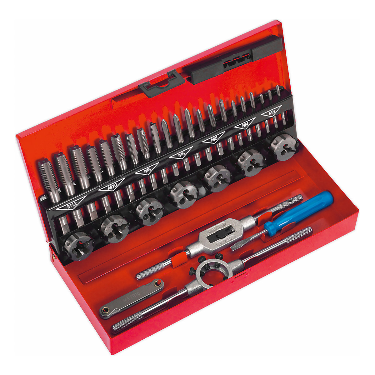 Sealey 32pc Metric Tap & Die Set | Split Dies