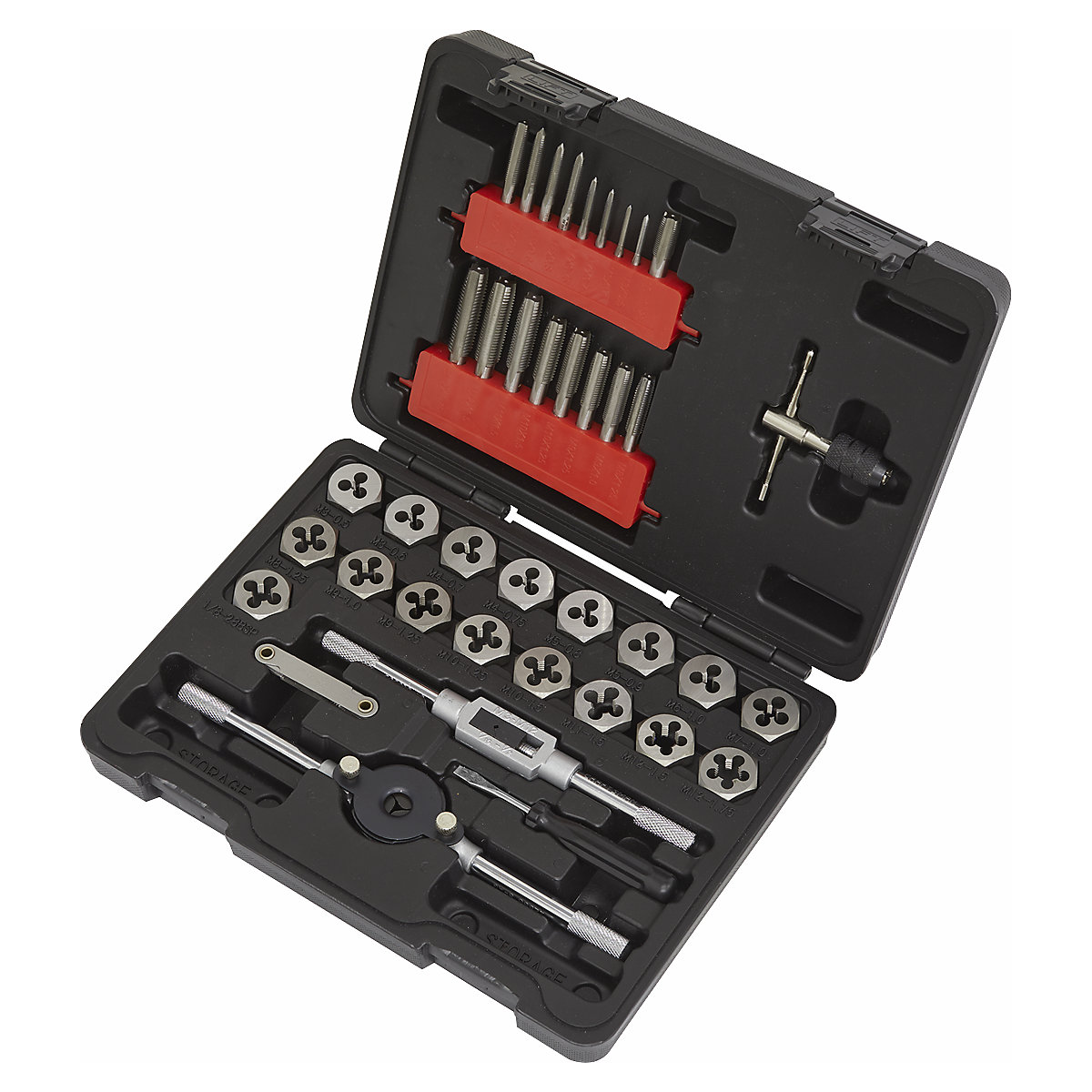 Sealey 39pc Metric Tap & Hex Die Set (Product illustration 3)-2
