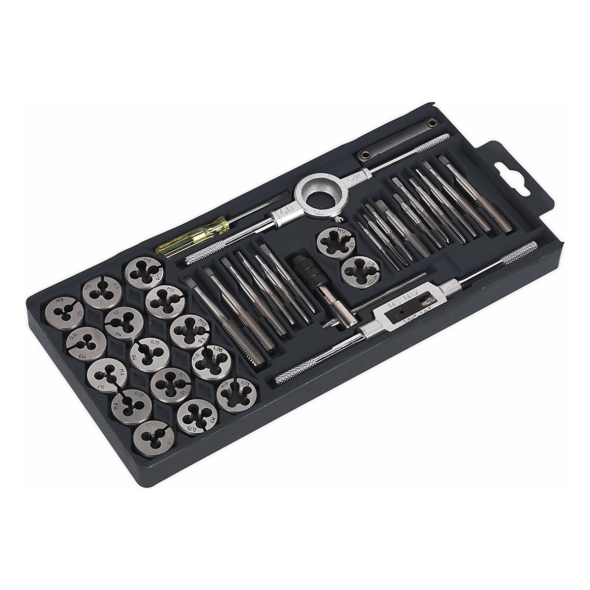 Sealey 40pc Metric Tap & Die Set | Split Dies