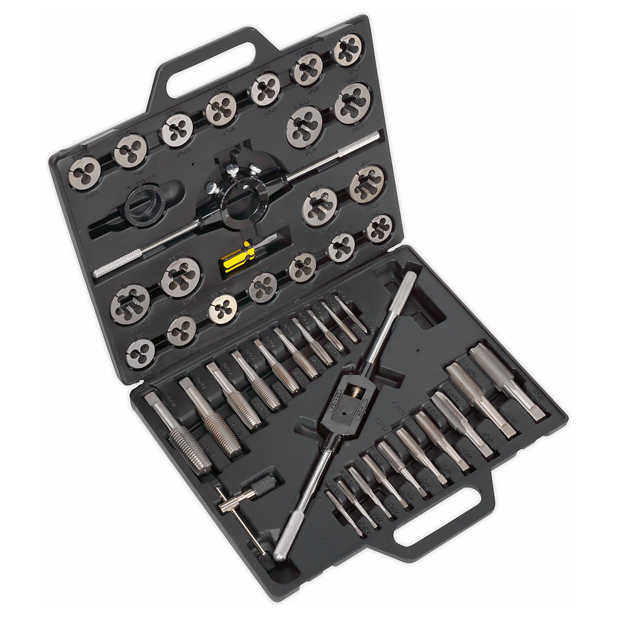 Sealey 45pc Imperial Tap & Die Set | Split Dies