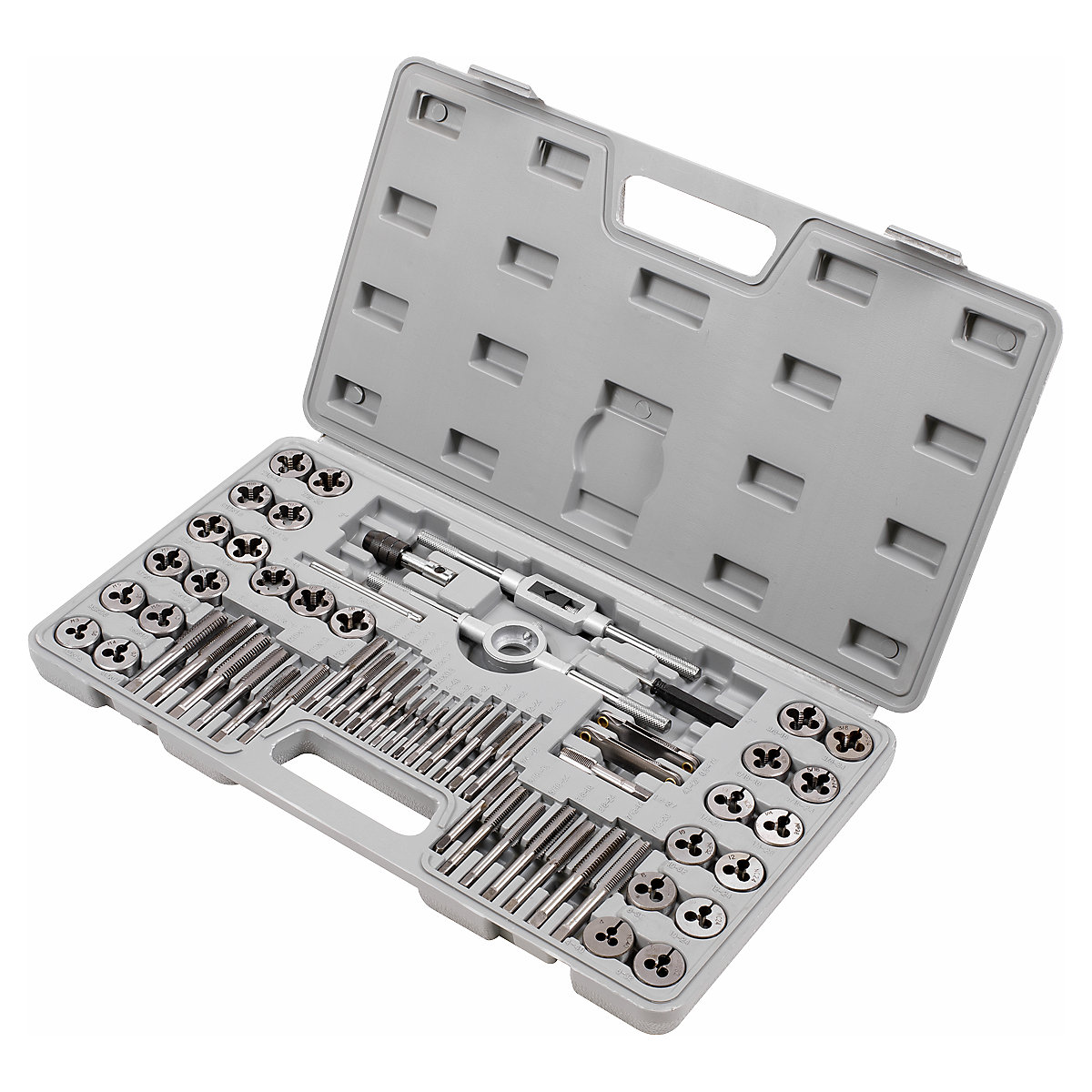 Sealey 60pc Metric & Imperial Tap &amp; Die Set (Product illustration 3)-2