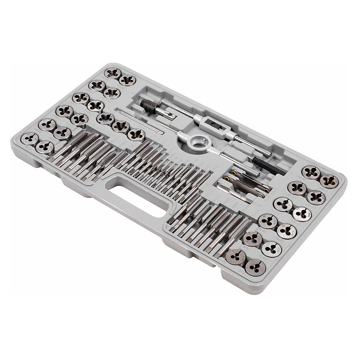 Sealey 60pc Metric & Imperial Tap &amp; Die Set (Product illustration 4)-3
