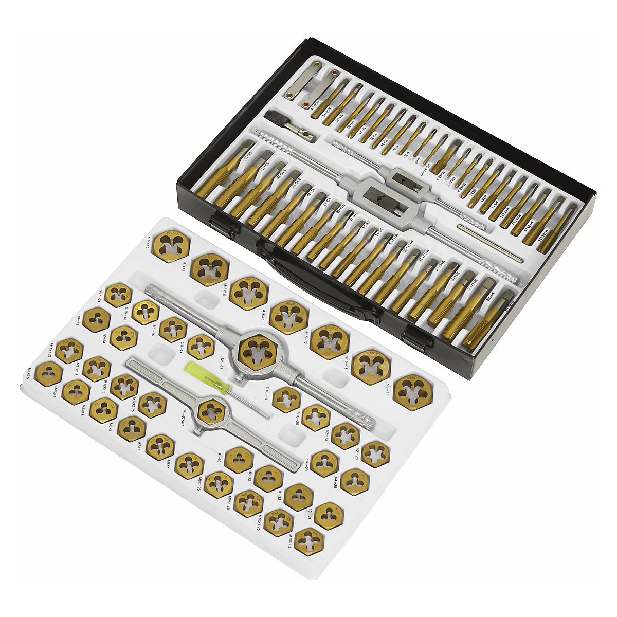 Sealey 86pc Hexagonal Metric & SAE/Imperial Tap &amp; Die Set (Product illustration 6)-5