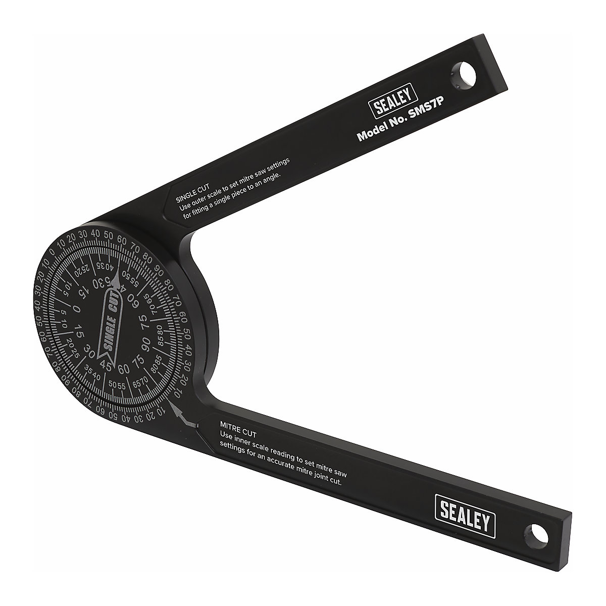Sealey Aluminium Mitre Saw Protractor (Product illustration 5)-4