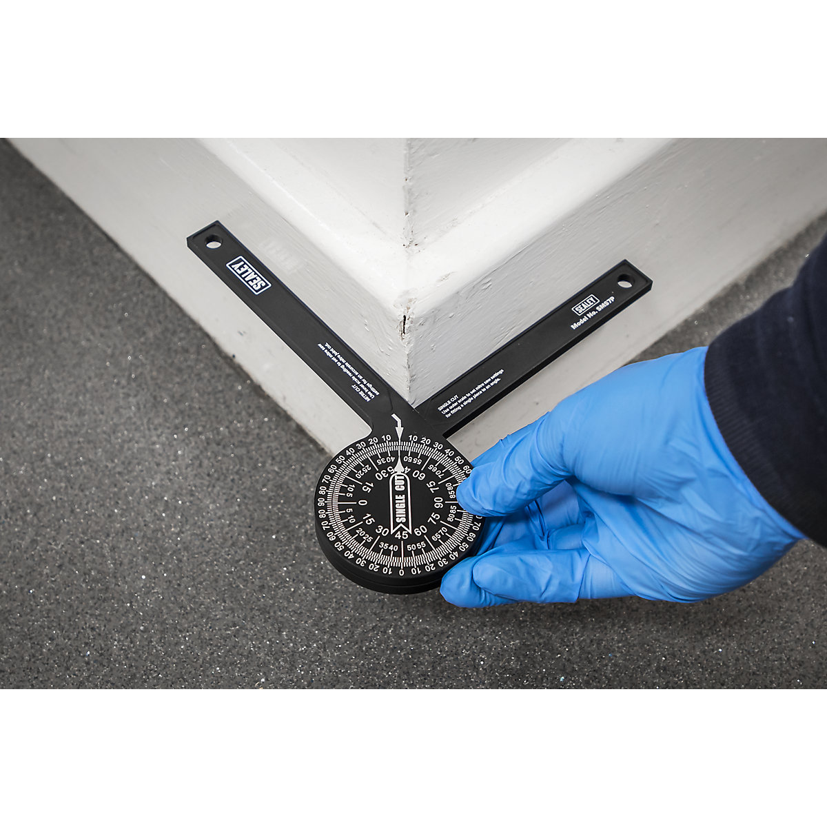 Sealey Aluminium Mitre Saw Protractor (Product illustration 9)-8