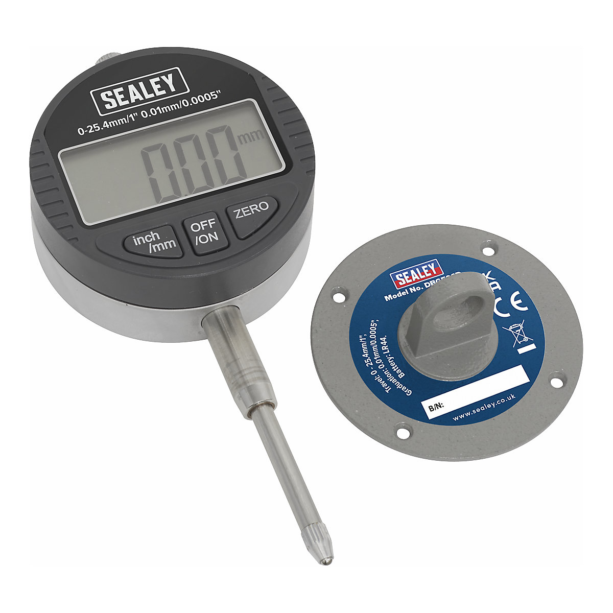 Sealey Dual Reading Digital Dial Bore Gauge (Product illustration 4)-3