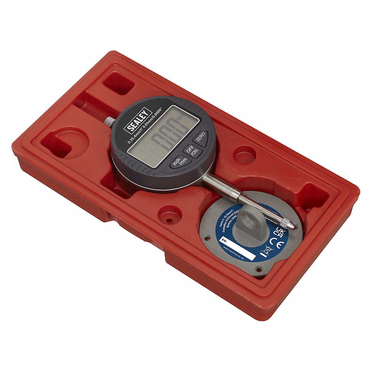 Sealey Dual Reading Digital Dial Bore Gauge (Product illustration 6)-5