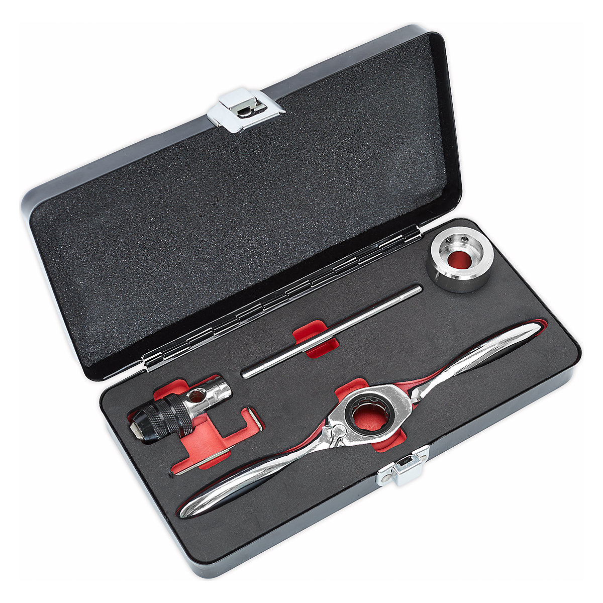 Sealey Metric Bi-Directional Ratchet Tap & Die Holder Set | 5pc
