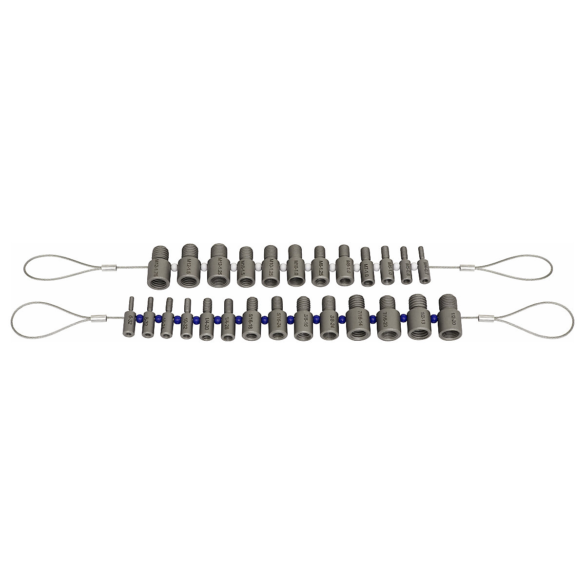 Sealey Metric/Imperial Nut & Bolt Thread Checker (Product illustration 2)-1
