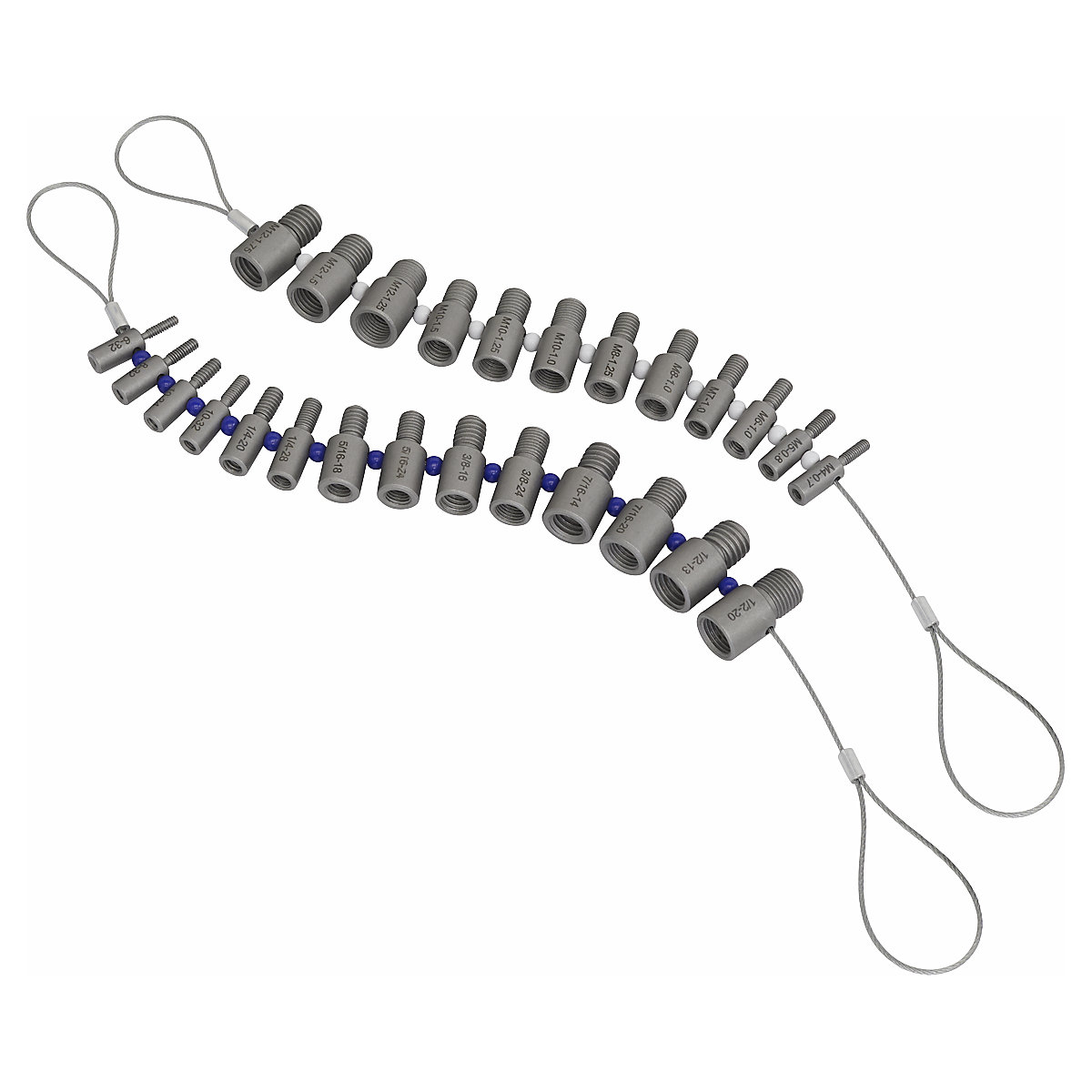Sealey Metric/Imperial Nut & Bolt Thread Checker (Product illustration 3)-2
