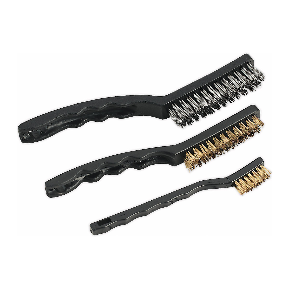 Sealey Wire Brush Set Auto Engineer's | 3pc