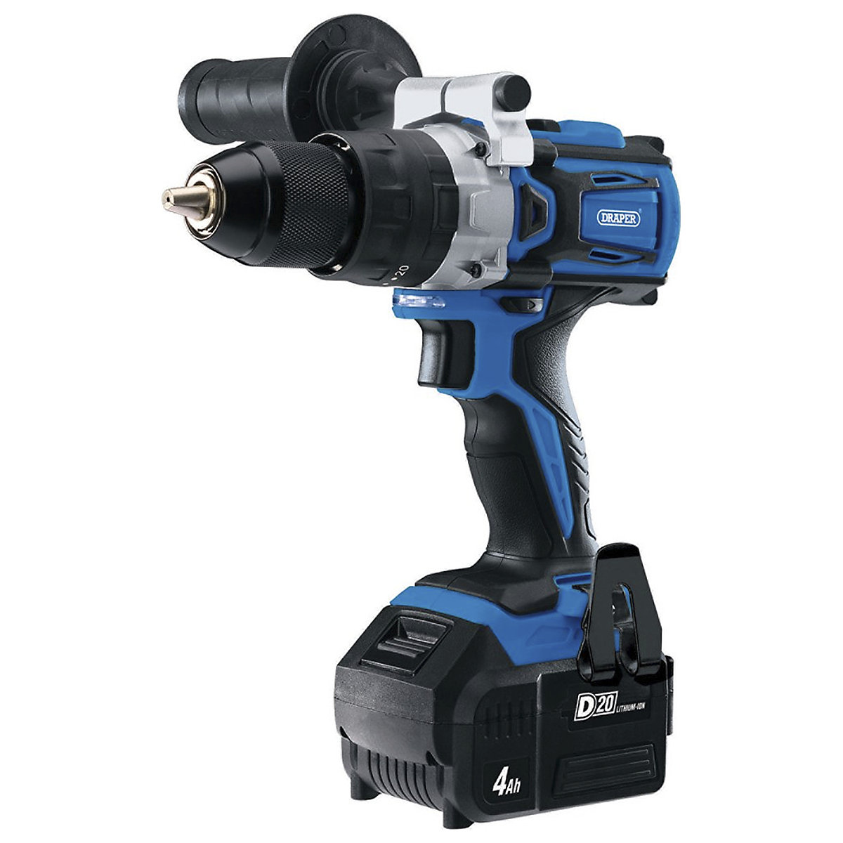 Draper D20 Series Brushless Combi Drill with Battery & Charger (Product illustration 4)-3