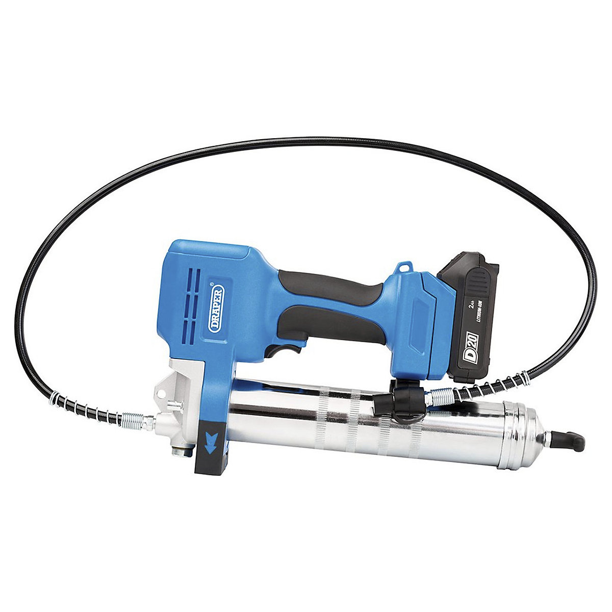 Draper D20 Series Grease Gun Kit with Batteries & Charger (Product illustration 3)-2