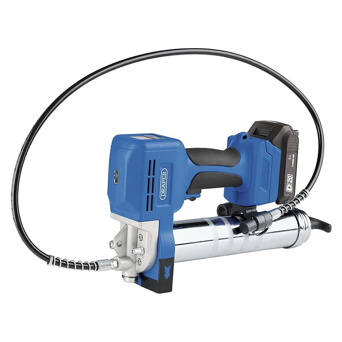 Draper D20 Series Grease Gun Kit with Batteries & Charger (Product illustration 5)-4